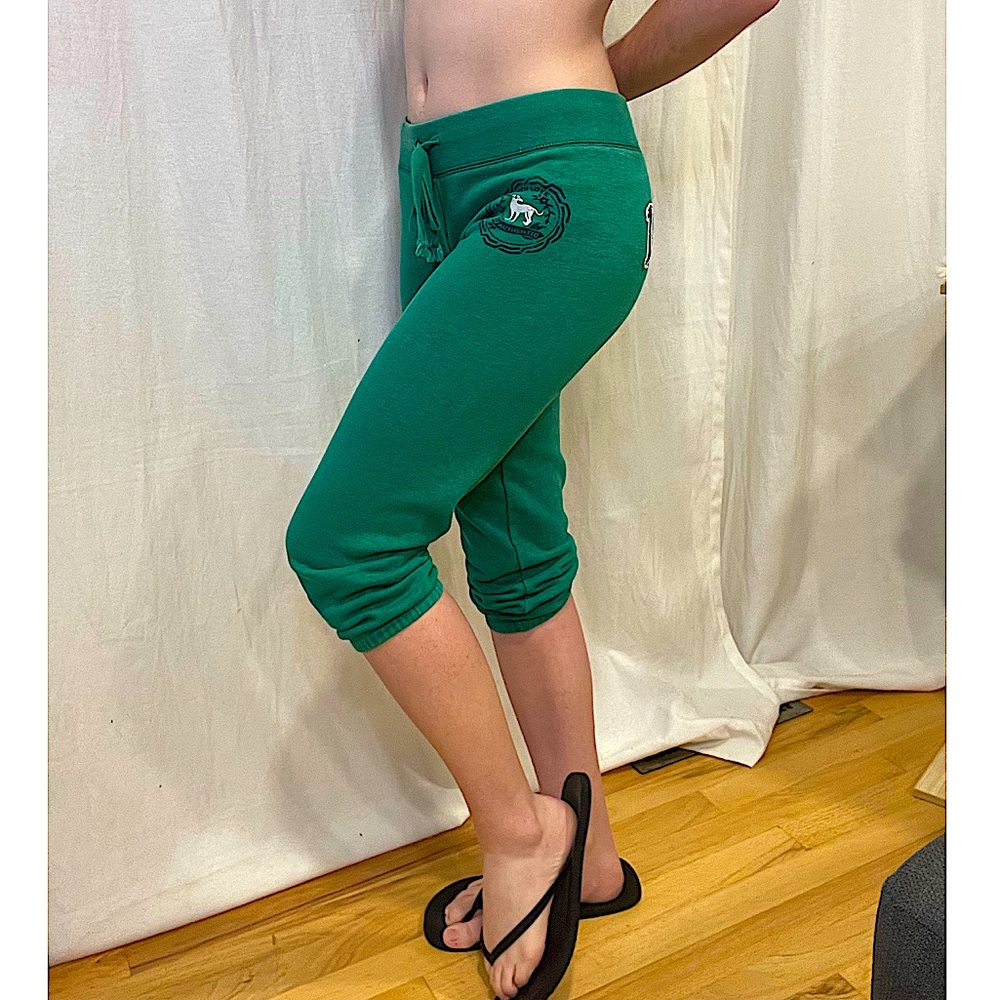 JJ Authentic Green Capri Sweatpants